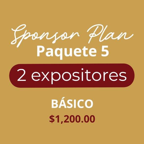 Paquete 5 Bsico (2 Expositores): $1,200