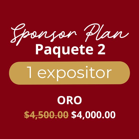 Paquete 2 Oro (Promo Pago Full) (1 Expositor): $4,000