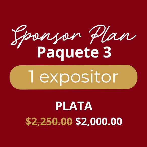 Paquete 3 Plata (Promo Pago Full) (1 Expositor): $2,000