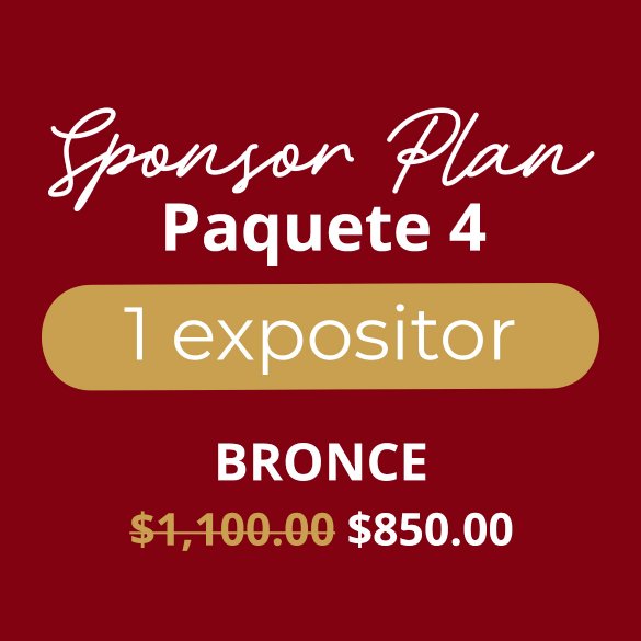 Paquete 4 Bronce (Promo Pago Full) (1 Expositor): $850