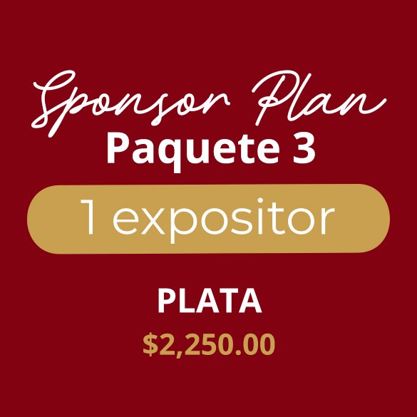 Paquete 3 Plata (1 Expositor): $2,250