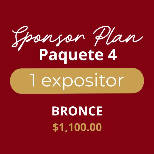 Paquete 4 Bronce (1 Expositor): $1,100