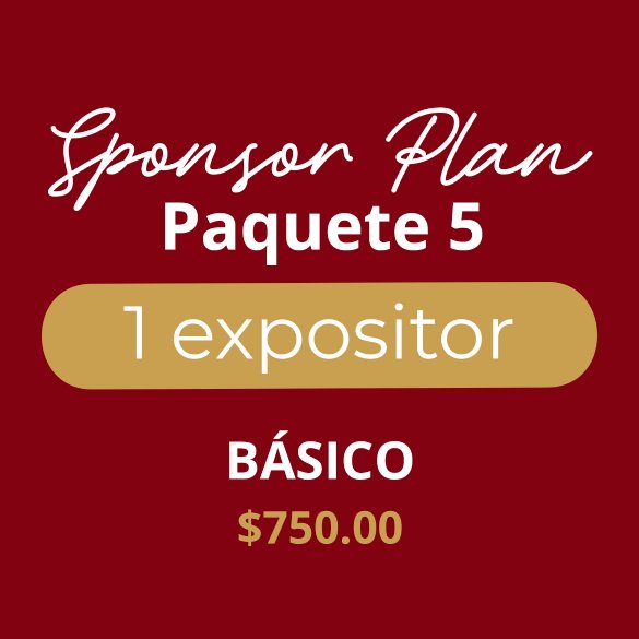 Paquete 5 Bsico (1 Expositor): $750